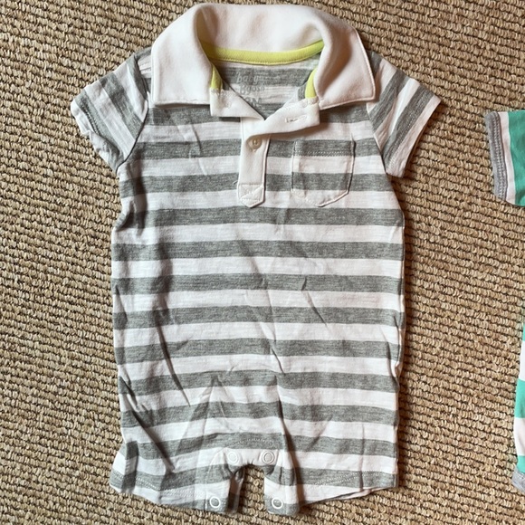 5 - Carter’s, Oshkosh, First Moments Rompers - Picture 9 of 13